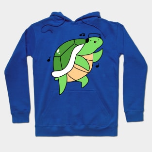 Dancing Headphones Turtle Hoodie